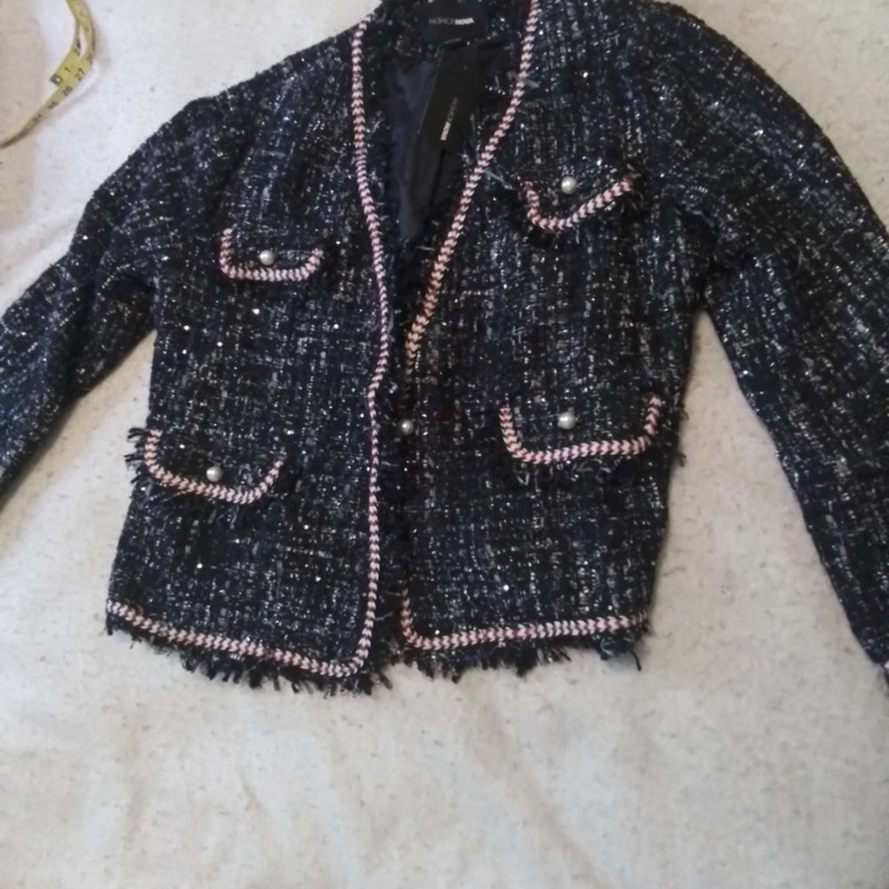 XXL Fashion Nova Tweed Jacket, new with tags, perfect for a business woman